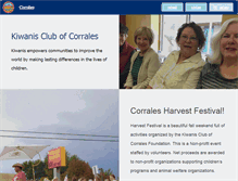 Tablet Screenshot of kiwanis-corrales.org